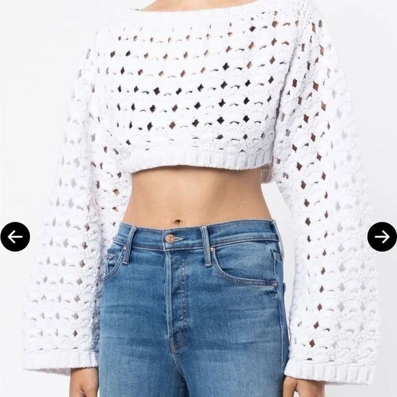 Rachel Comey cropped open knit jumper - Picture 2 of 4